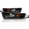 SPEC-D TUNING Black Housing Clear Lens Bumper Lights Compatible with