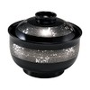 Fukui Craft 33710650 Heat Resistant Lily Shaped Suction Bowl Silver