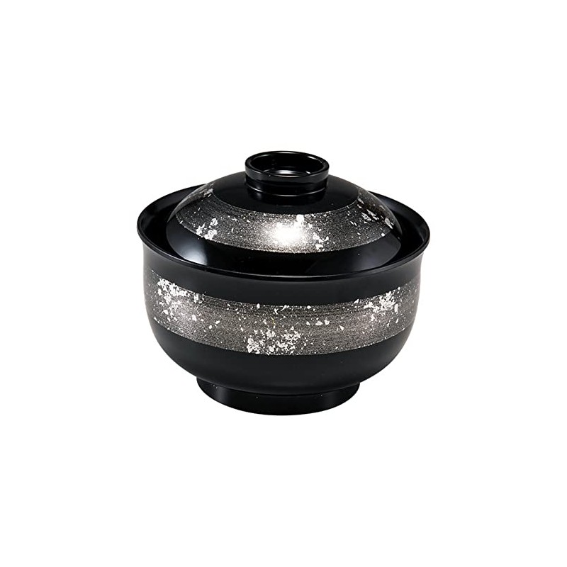Fukui Craft 33710650 Heat Resistant Lily Shaped Suction Bowl Silver