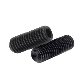 ORANXIN Hexagon Socket Grub Screws Level 12.9 Alloy Steel Trophy Point Hex Headless Set Screws Allen Button M4 x 3 mm Pack of 50