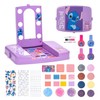 Stitch Set de Maquillaje con Espejo Luminoso Gloss y Esmalte