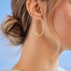 YYWANGART Gold Hoop Earrings 14k Gold Plated Hoop Earrings for