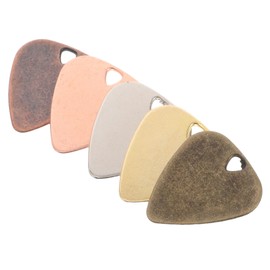 Kisangel 5 Pcs Metal Guitar Picks Bright Stainless Steel Plectrums for Electric Guitar Bass Ukulele and Acoustic Instruments for Musicians Seeking Versatile Sound and Precision Control