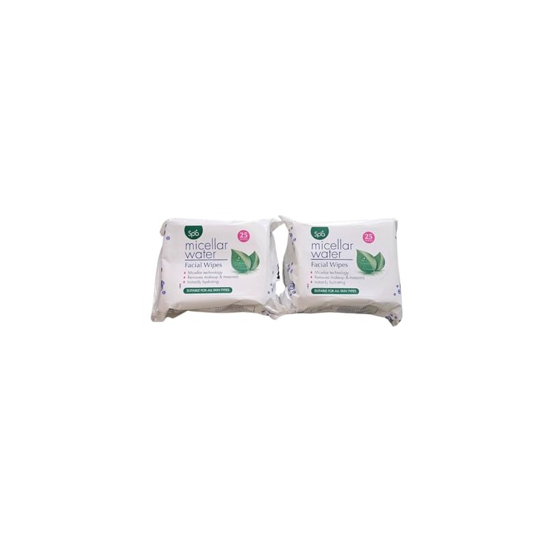 Crwp Micellar Water Facial Wipes, 25 Wipes, All Skin Types,