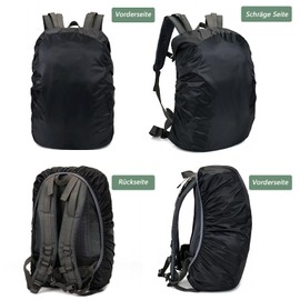 CALLYSONIC Backpack Rain Cover, gray, Simplicity, Pragmatic, Simple