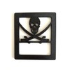 Jolly Pirate w Swords in 3D Black for Jeep JK/JKU/JL