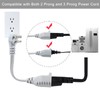 KUNCAN Appliance Power Extension Cord - 3 Prong Flat Wire
