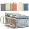 10 Pack Mesh Zipper Pouch Bags, Board Game Storage Puzzle