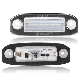 Erato LED License Plate Light, CanBus Error Free, for C30 C70 S40 S60 S80 XC60 XC70 XC90 V50 V60 V70 Replacement 30634190 30753839 31253006