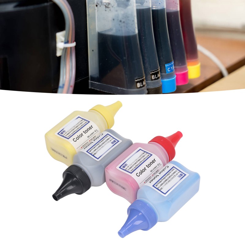 Colorful Black Printer Toner Powder Chip Set for CF350A CE310A
