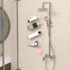 AITEE Acrylic Bathroom Organizer Shower Caddy, Clear Shampoo Holder Wall