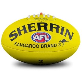 Sherrin KB All Surface Training Football, Yellow, Size 2