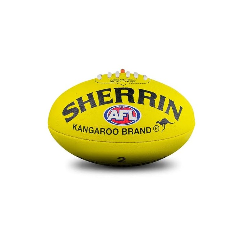 Sherrin KB All Surface Training Football, Yellow, Size 2