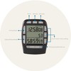 HonorMeet Digital Kitchen Triple Timer,Count-Down & Count-up Tracking,Loud Buzzer Reminder,Battery