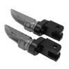 Motorcycle Front Footrests Aluminium Alloy Anti Slip Replacement for MV