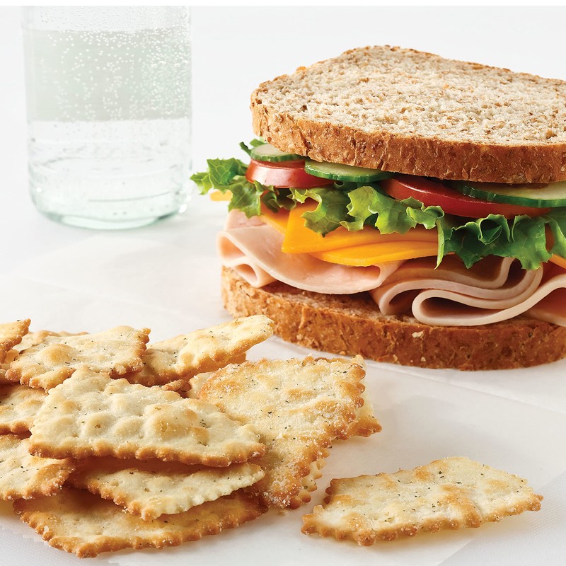 RITZ Toasted Chips Sour Cream and Onion Crackers, Party Snacks,