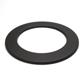 raik Smoke pipe/stove pipe wall rosette 120 mm diameter sheet steel black SH010-120-sw