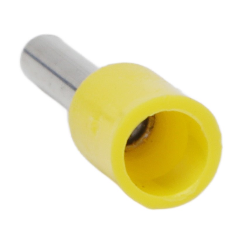 1000pcs E1008 Insulated Ferrules Terminal Copper PVC Pin Cord End