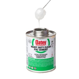 Oatey 30863 Heavy Duty Solvent Cement, 8 Oz, Can, Liquid, Clear
