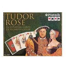 Card Games, Romme, Tudor Rose by Piatnik