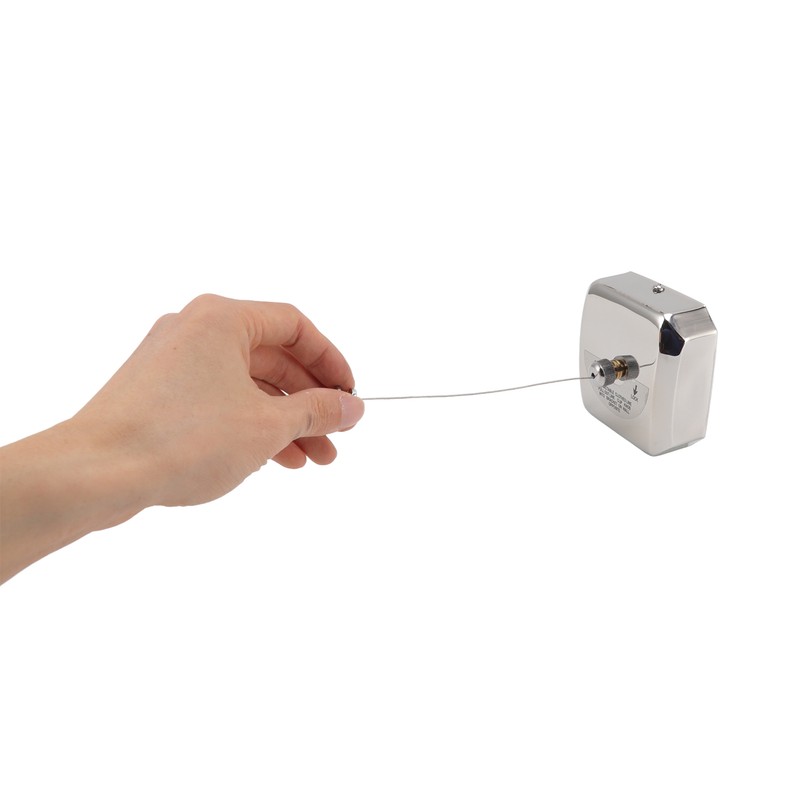 Retractable Clothesline 304 Stainless Steel Rust Resistant Space Saving Wall