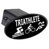 GRAPHICS & MORE Triathlete Triathlon Swim Bike Run Oval Tow