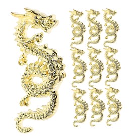 NOLITOY 10pcs Dragon Nail Charms for Nail Art Unique Alloy Decorations for Home Salon Use Easy to Apply