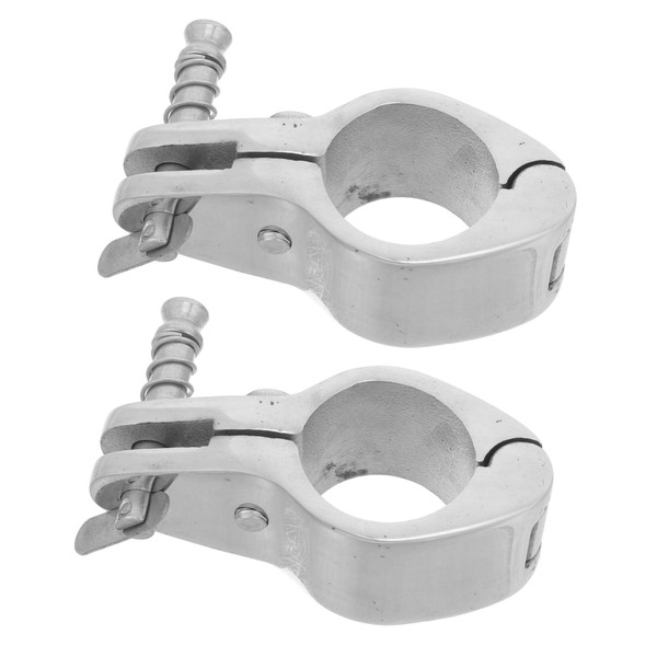 WHAMVOX 2pcs Grade Stainless Steel Bimini Top Jaw Slide Clamp