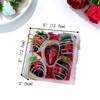 RomanticBaking 50PCS 5x5x2 Inches Full Clear Bakery Boxes Chocolate Covered
