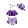 Baby Girl Summer Swimsuit with Hat Toddler Girls Bikini Sets