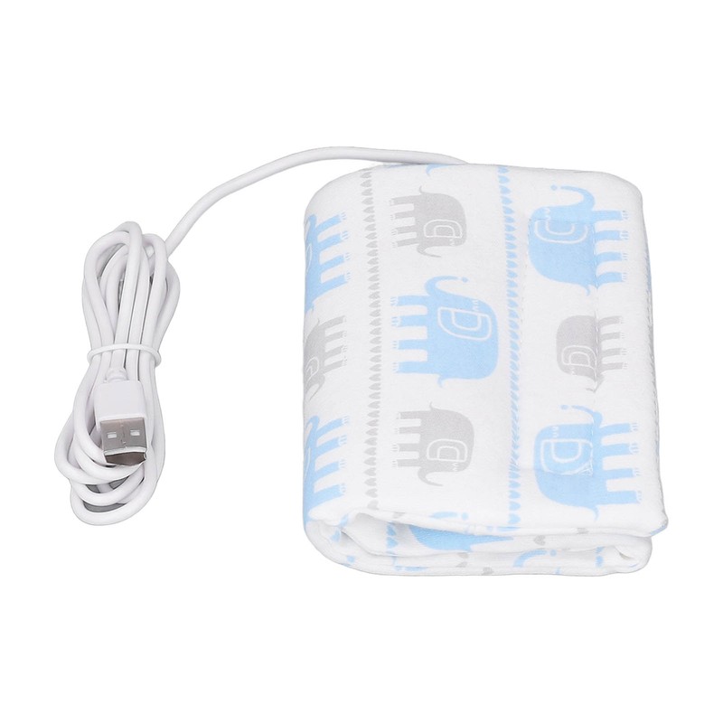 Travel Milk Heat Bag USB Portable Compact Zip Closure Thermostat
