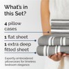 CGK Unlimited Extra Deep Cal King Sheet Set - 6