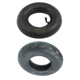 200x50 Tire and 3.00x4 Inner Tube COMBO - Commonly Used for Gas Scooters, Pocket Bikes, Mini Choppers, Go Karts, and More! [3107] + [3206]