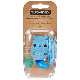 BROCHE SUJETA CHUPON "MEANINGFUL LIFE" AZUL SUAVINEX