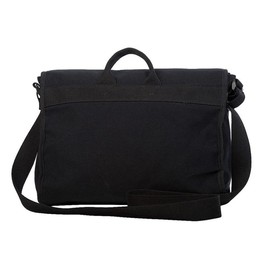 Black Canvas Bat Messenger Bag