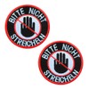 Pack of 2 Tactical Service Dog "Please Do Not Stroke"