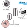 Fishing Iron Sinker Weights-70pcs Hollow Bullet Worm Sinker Weights with
