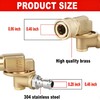 Selkie Pivoting Coupler Kit for Pressure Washer, 8 Pack Universal