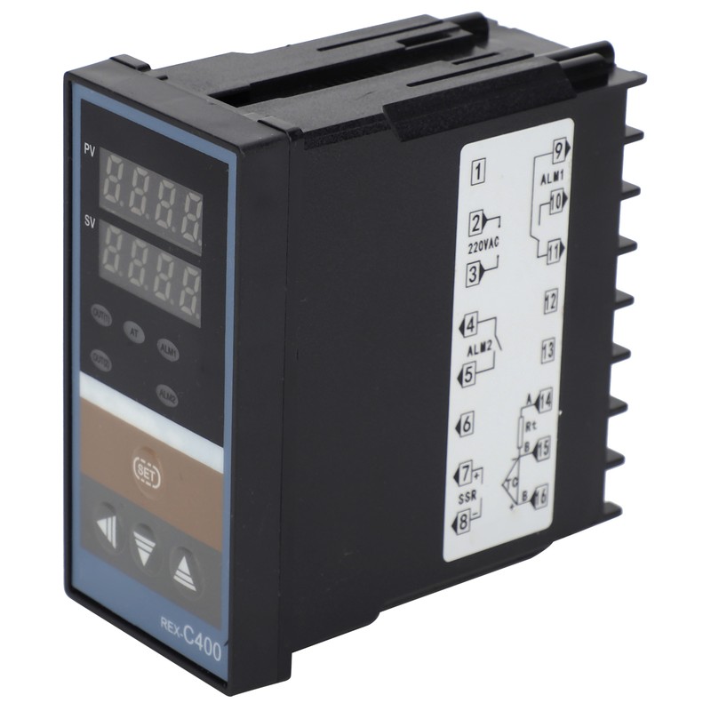 BERM Digital Display Temperature Meter High Accuracy Thermometer REX-C400FK02-V x