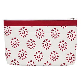 KNITPRO Amber: Fabric & Vinyl Zipped Pouch: Large, Fabric Multi-Colour, 28 x 18 x 18 cm