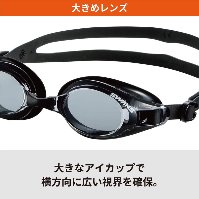 SWANS SW-32N CLA Clear Fitness Swim Goggles with Cushion Adult