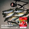DAIWA 0.3-200 PE Line UVF DuraHeavy X4+1+Si2 White Pink