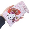 Yasuda Tsusho 4580122513092 Japanese Pattern Series Wallet Land Zipper Cherry
