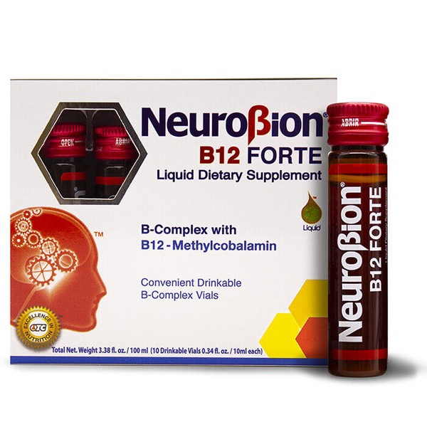 NEUROBION B12 FORTE SUPPLEMENT 10 Drinkable Vials/SUPLEMENTO BEBIBLE 10 VIALES✅