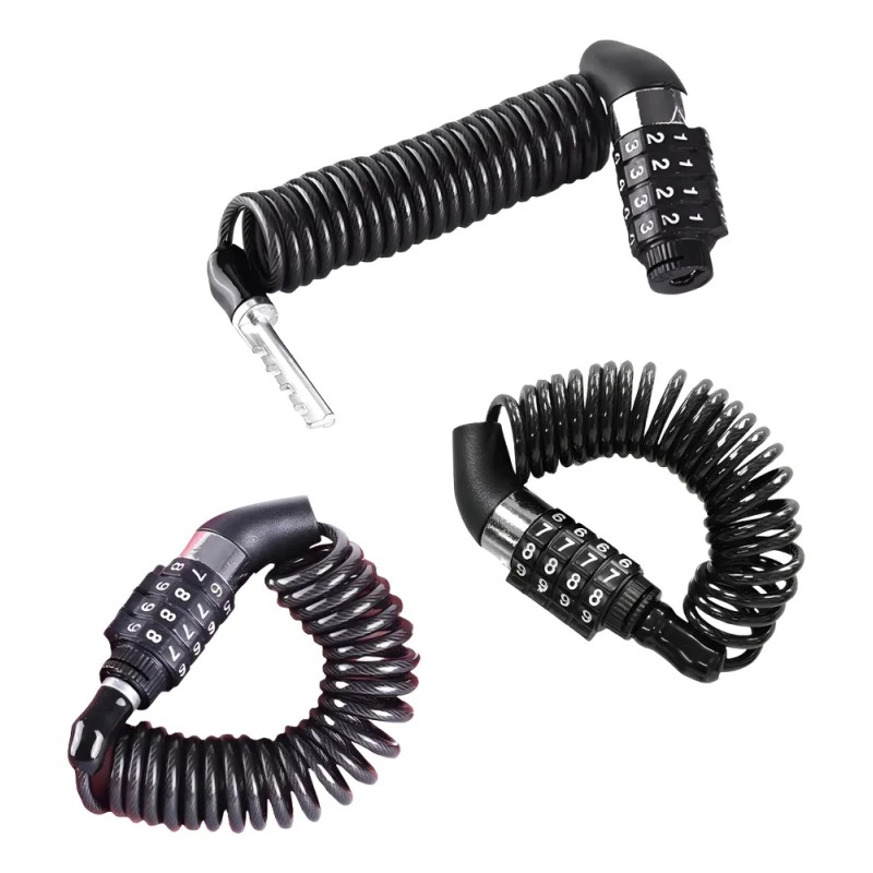 Candado Para Casco De Moto O Bici Con Combinación 4