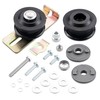 126-7890 Pulleys and Idler Leather Belt Kit Compatible with Toro