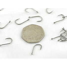 Phoxinus Rapier Wide Gape Carp Hooks. Coarse, match & carp fishing/gear/angling terminal tackle (Barbless, Size 8, 10, count)