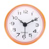 PATIKIL Waterproof Bathroom Clock, Mini Round Wall Clocks with Suction