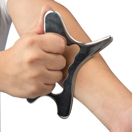 Stainless Gua Sha Tools Steel Scraping Massage Tool IASTM Massage Tools for Relaxing Soft Tissue, Reduce Head, Neck, Back Pain