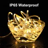 JAYIJAXIN 39Ft 100 LED Solar Powered Tube Light Solar Rope